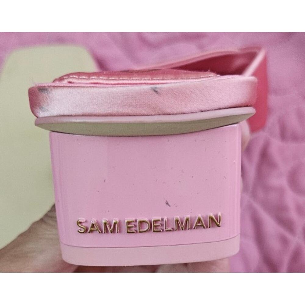 Eb. MSRP $130 NWOB SAM EDELMAN OLLIE PINK BLOSSOM BIT MULES ♡SIZE 7♡ - Picture 8 of 9